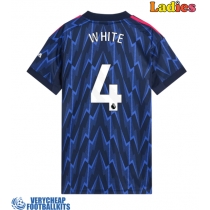 Arsenal Ben White #4 Replica Away Shirt Ladies 2025-26 Short Sleeve